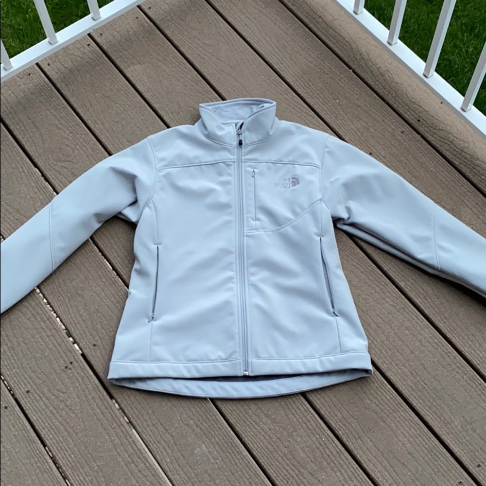 Steel Gray North Face Jacket